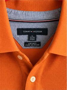 Tommy Hilfiger Orange Polo Shirt