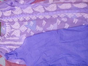 Chikankari kurti With Inner