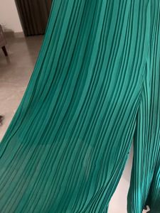 Green Crinkled Jumpsuit