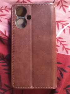 iFlip Brown Faux Leather Wallet Case