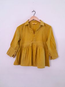 Lime Green Casual Top (Women's)