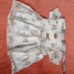 Adorable Butterfly Print Dress for Girls
