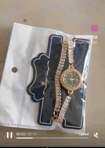Boho Oxidized Watch Bracelet