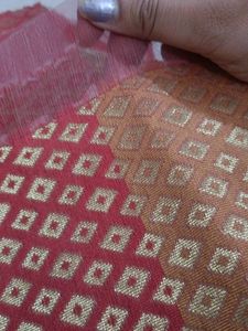 Multicolour Cotton Silk Saree