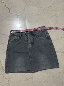 Denim Mini Skirt