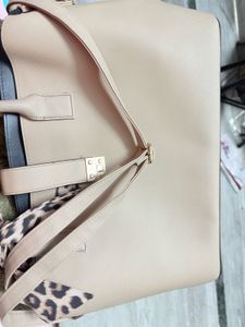PRIMARK Elegant Handbag with Leopard Scarf