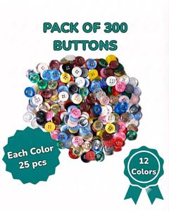 300 Pc, New Pack Multi-Color High Quality Shirt Bu