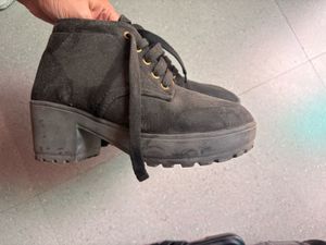 Chunky Platform Heel Boots