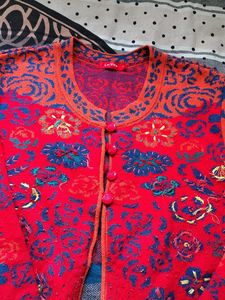 Floral Print Cardigan