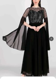 Elegant Black Party Gown