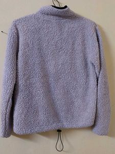 Cozy Lilac Fleece Pullover