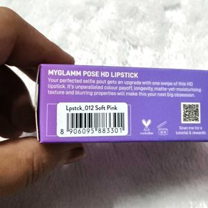 MyGlamm POSE HD Lipstick-Soft Pink (Pink)-4 gm | M