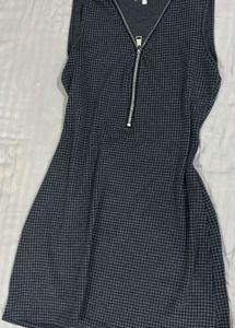 Black Zipper Dress