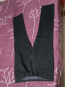 Van Heusen Men Classic Black Pop Fit Cotton Pants
