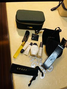 Graff Travel Pouch with perfume and creams