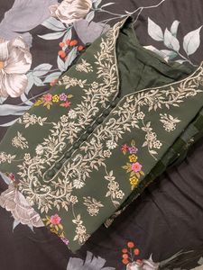 Mehandi Colour Suit