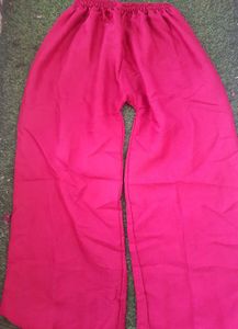 🔥SALE 🔥Maroon Rosy Plazzo M OR L Size