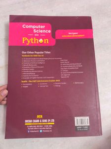 CBSE Class XI Computer Science with Python Textboo