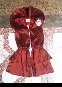 Beautiful Ruffled Silk dress