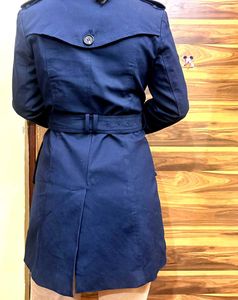 Navy Trench Coat - Stylish &amp; Classic