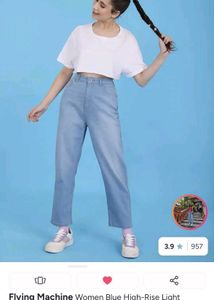 Flying Machine Women Blue High-Rise Jeans