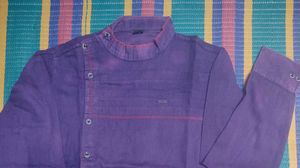 Men's Purple Long Sleeve Shirt