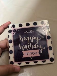Happy Birthday coaster