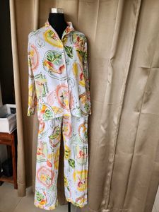 Women's Printed Pajama Set