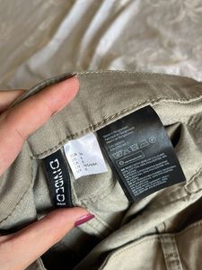Y2k Khaki High-Waisted Shorts