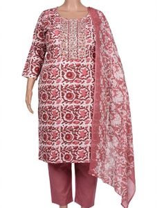 Beautiful Floral Print Kurta Set