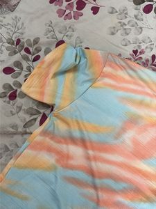 Tie-Dye Graphic Print T-Shirt