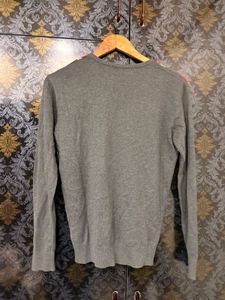 Men's Argyle V-Neck Sweater