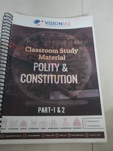 Vision IAS Polity Constitution Material