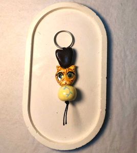 Cute Cat Keychain Charm