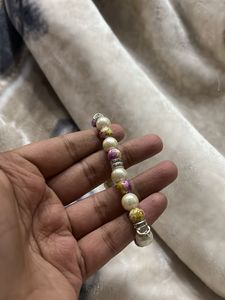 purple Beaded Bracelet