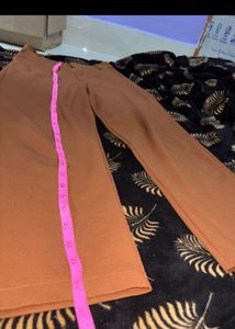 Stylish Wide Leg coral Trousers