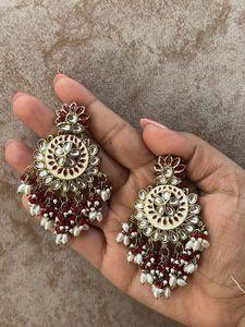 Elegant Ethnic Chandbali Earrings