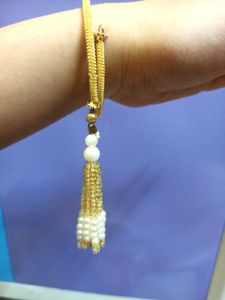 Elegant Gold Tassel Bracelet