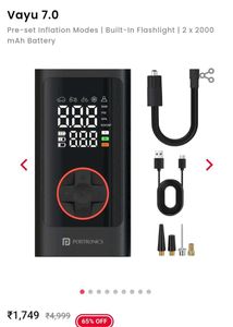 Portronics Portable Air Pump