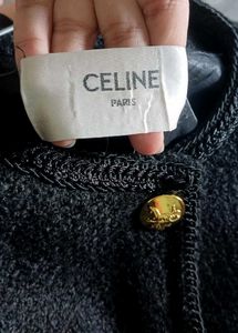 Authentic Celine Tweed Chasseur Jacket