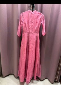 Pink Anarkali Gown