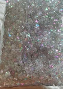 Half Kg Square Shape 8 Mm Beads
