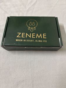 🆕Zeneme Jewellery Set with American Diamond