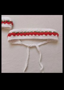 Cute Strawberry🍓 Crochet Headband