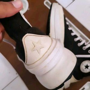 Classic Black High-Top Converse Sneakers