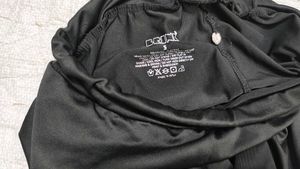 Black Athletic Cropped Leggings