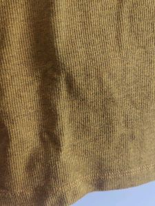 Mustard Sleeveless Turtleneck Top