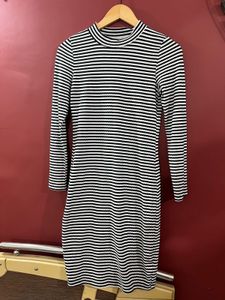 🖤 Primark Monochrome Stripe Knit Dress