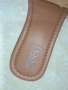 Street style store Tan Bow Slip-On Sandals