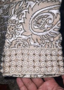 Wedding Sherwani Men Manyavar Red, White &amp; Cream